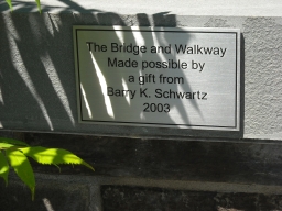 Plantations Bridge and Walkway Plaque