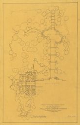 Preliminary design plan for the gardens on the property of Mr. and Mrs. Graeme Howard, Mamaroneck, NY..