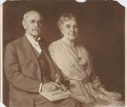 Painting of John Henry and Anna Botsford Comstsock