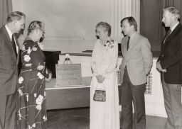 Dedictation of the Frances A. Johnston and Charlotte M. Young Human Research Unit