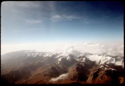 Southern Andes from the air