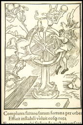 Fortune mutabilitas [Wheel of Fortune] (from Brant, Ship of Fools)
