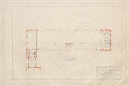 First Floor: Proposed Princeton Museum (Scheme E).