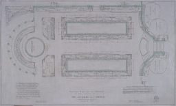 Planting Plan for the terrace on the estate of Mrs. Arthur G. Cummer