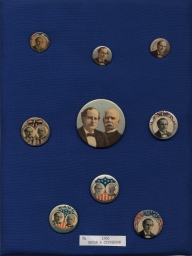Bryan-Stevenson Campaign Buttons, ca. 1900