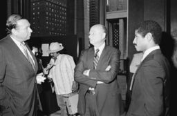 Ed Koch and Felipe Luciano, Lincoln Center