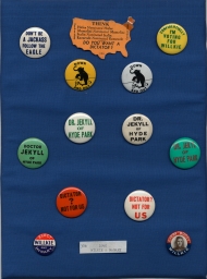 Willkie-McNary Campaign Buttons and Card, ca. 1940