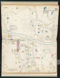 Sanborn insurance map of the Ithaca falls area