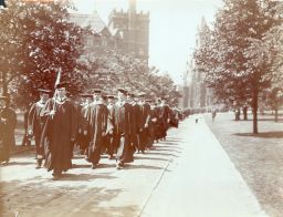 Commencement, 1901, procession
