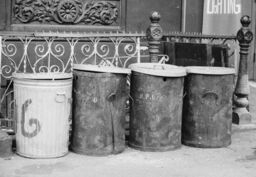 Garbage cans, South Bronx