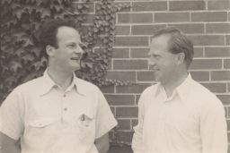 Hans Bethe with Werner Heisenberg