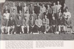 Group photograph of Beta Sigma Rho fraternity.
