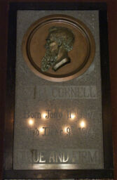 Ezra Cornell Portrait Plaque