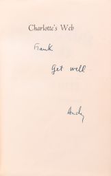 Inscription to Frank Sullivan by E.B. White (Andy)