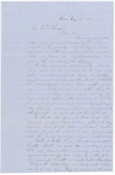 Letter to Governor E. T. Throop