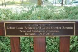 Robert Louis Berstein and Laura Sperber Berstein Bench