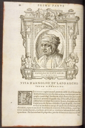 Arnolfo di Lapo, arch Fiorentino (from Vasari, Lives)