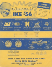 Proven Campaign Aids to Spur Victory for Ike in '56