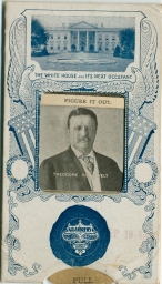 The White House and Its Next Occupant Advertising Card, ca. 1904