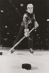 Unidentified Woman Hockey Player