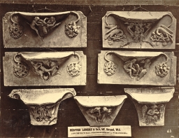 Royal Architectural Museum. Plaster Casts (Misericords) from Chester Cathedral and Elsewhere 