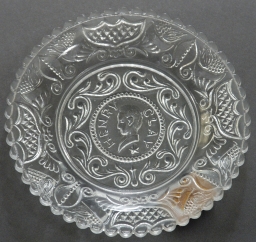 Henry Clay Glass Portrait Cup Plate, ca. 1844