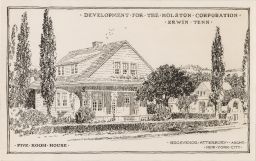 Development of the Holston Corporation. Five Room House