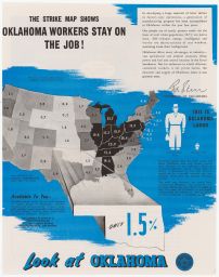 The Strike Map Shows Oklahoma Workers Stay on the Job!
