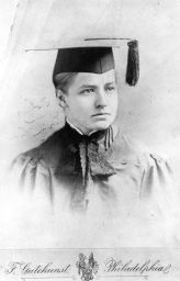 Mary Alice Bennett (1851-1925), Ph.D. 1880, portrait photograph
