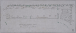 Planting plan for garden terrace for the estate of Mrs. Arthur G. Cummer