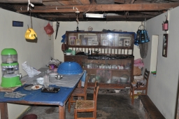 Dining area, original site in main settlement, new construction