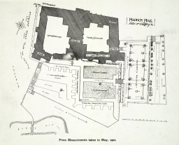 Haddon Hall, Plan of Gardens      