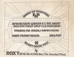 Roxy, Nov. 26, 1982