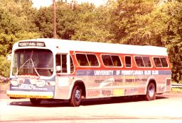 The University of Pennsylvania tour bus