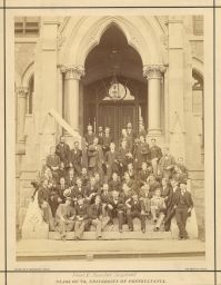 College Class of 1878, group photograph