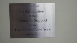 New York State Support Plaque