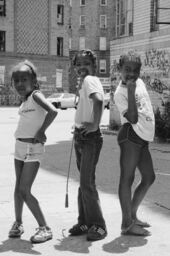 The Three Graces (Children playing near Prospect Avenue, Bronx)