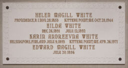 Helen Magill White Memorial Plaque