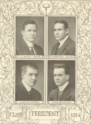 College Class of 1914 Presidents, portraits