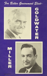 For Better Government Elect - Goldwater / Miller