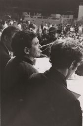 Daniel Berrigan with Dan Finley to his right