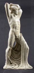 Figure M (Theseus), West pediment, Temple of Zeus, Olympia, miniature