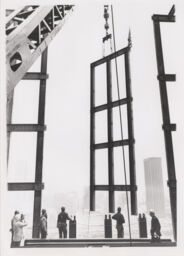 Bunker Hill Towers under construction