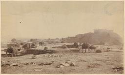 Haynes in Anatolia, 1884 and 1887: View of Anatolian village with haying