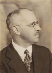 Portrait photograph of Albert Wilhelm Boesche, Professor of German, ca. 1920s
