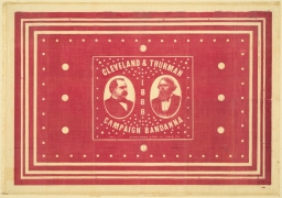 Cleveland & Thurman 1888 Campaign Bandanna