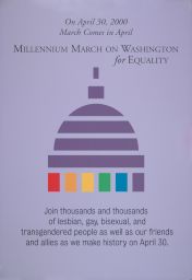 Millennium March Poster (Purple Background)