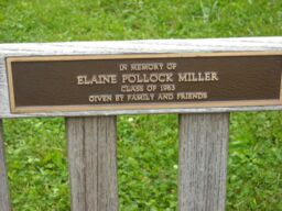 Elaine Pollock Miller Memorial Sign