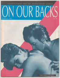 On Our Backs cover, summer 1987, volume 4, number 1