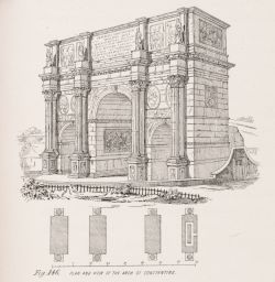 Plan and View of the Arch of Constantine